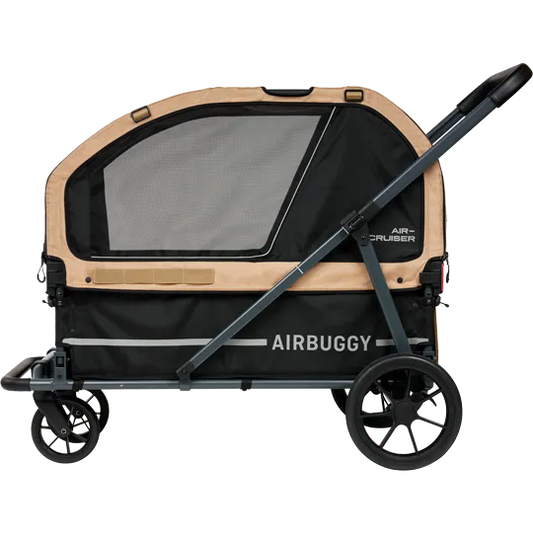 AirBuggy AIR CRUISER Seed Beige – Hondenwagen voor Zware Honden en XXL Rassen - Buggy - SpirePets