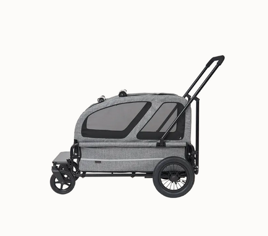 AirBuggy Carriage Set Earth Grey – Comfortabel reizen met jouw huisdier - Buggy - SpirePets