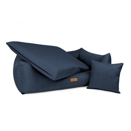 Orthopedic Dog Bed "MODENA" Blue - Dog beds - Sissys Pet Place