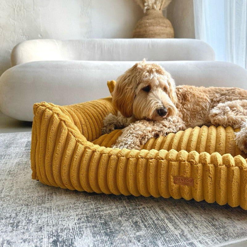 Orthopedic Dog Bed "PALERMO" Mustard Yellow
