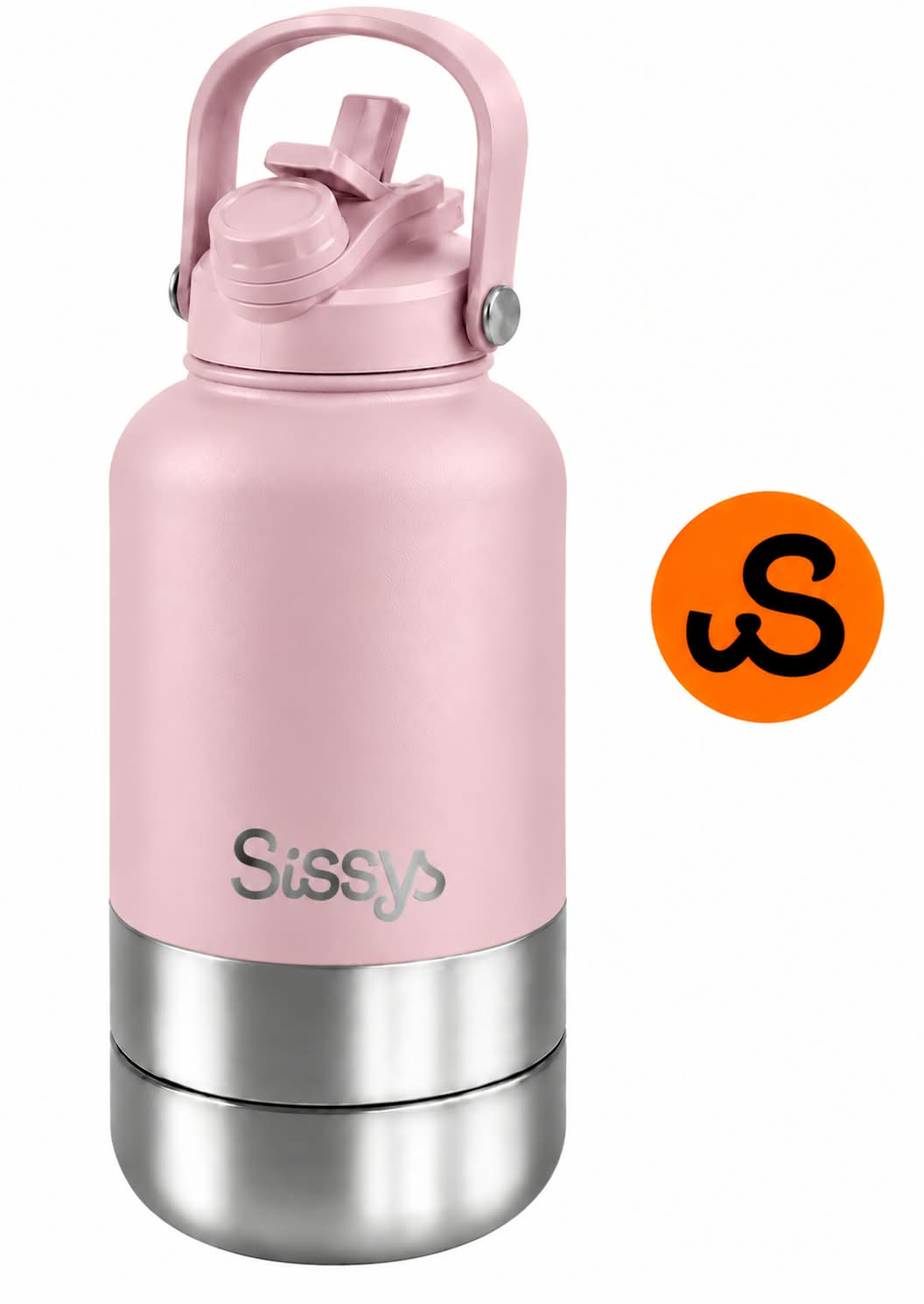 Sissys "DuoSip" 3 in Waterbottle for pets Pink - Dog beds - Sissys Pet Place - Pink - 1.000 cc (liter)