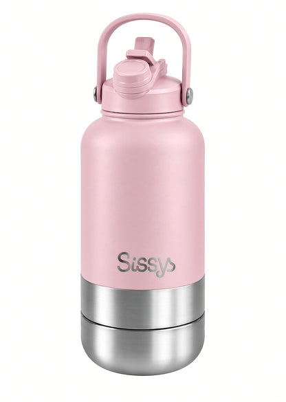 Sissys DuoSip 3 in 1 Waterbottle for pets 1000ml