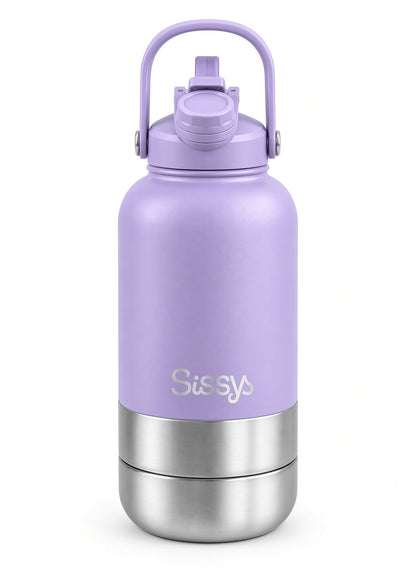 Sissys DuoSip 3 in 1 Waterbottle for pets 1000ml