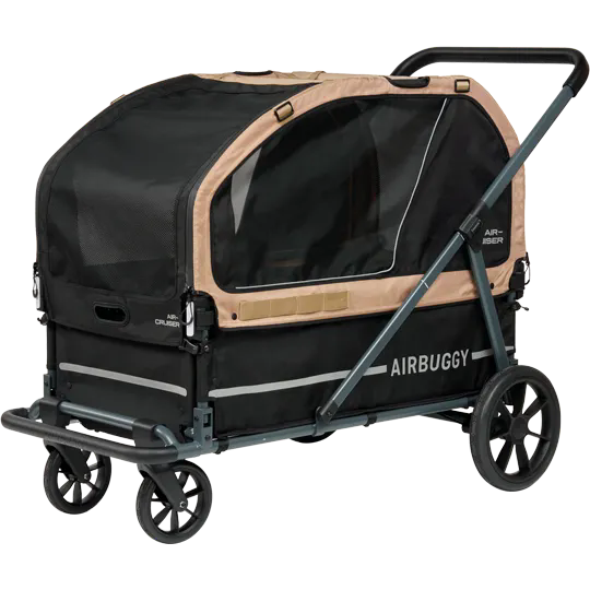 AirBuggy AIR CRUISER Seed Beige – Hondenwagen voor Zware Honden en XXL Rassen - Buggy - SpirePets