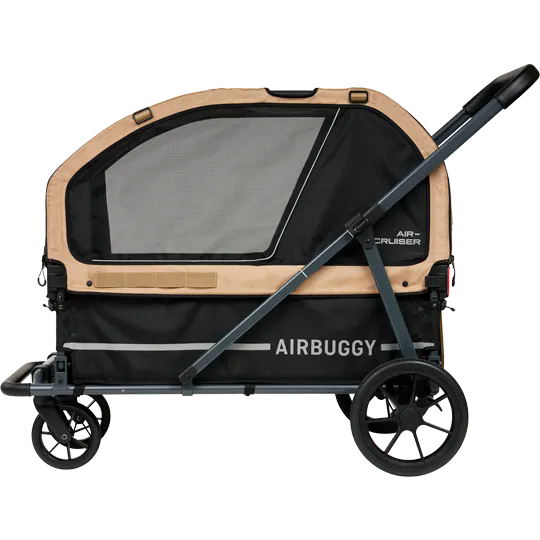 AirBuggy AIR CRUISER Seed Beige – Hondenwagen voor Zware Honden en XXL Rassen - Buggy - SpirePets