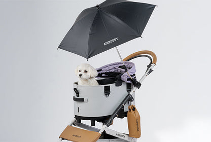 AIRBUGGY regenparaplu voor hondenbuggy – Zon - en regenbescherming voor jouw hond - Paraplu - SpirePets - Black - AD00BLACK