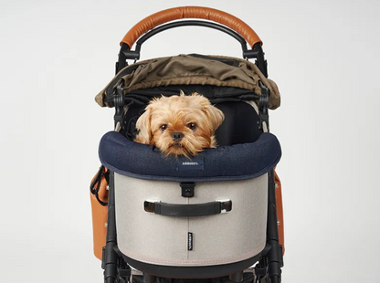 AirBuggy DOME 3 Premier Set Large Salmon Luxurious Dog Stroller - Buggy - SpirePets