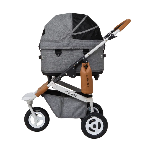 AirBuggy DOME 3 Premier Set Large Earth Grey Luxurious Dog Stroller - Buggy - SpirePets