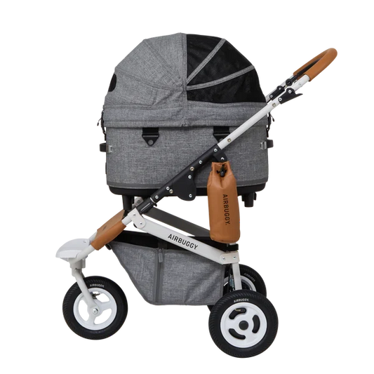 AirBuggy DOME 3 Premier Set Large Earth Grey Luxurious Dog Stroller - Buggy - SpirePets
