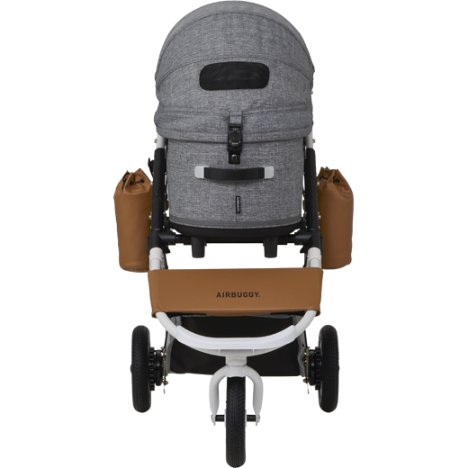 AirBuggy DOME 3 Premier Set Large Earth Grey Luxurious Dog Stroller - Buggy - SpirePets