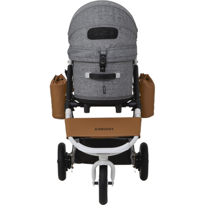 AirBuggy DOME 3 Premier Set Large Earth Grey Luxurious Dog Stroller - Buggy - SpirePets