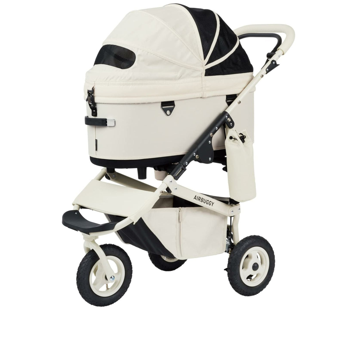 AirBuggy DOME 3 Premier Set Large Urban White Luxurious Dog Stroller - Buggy - SpirePets