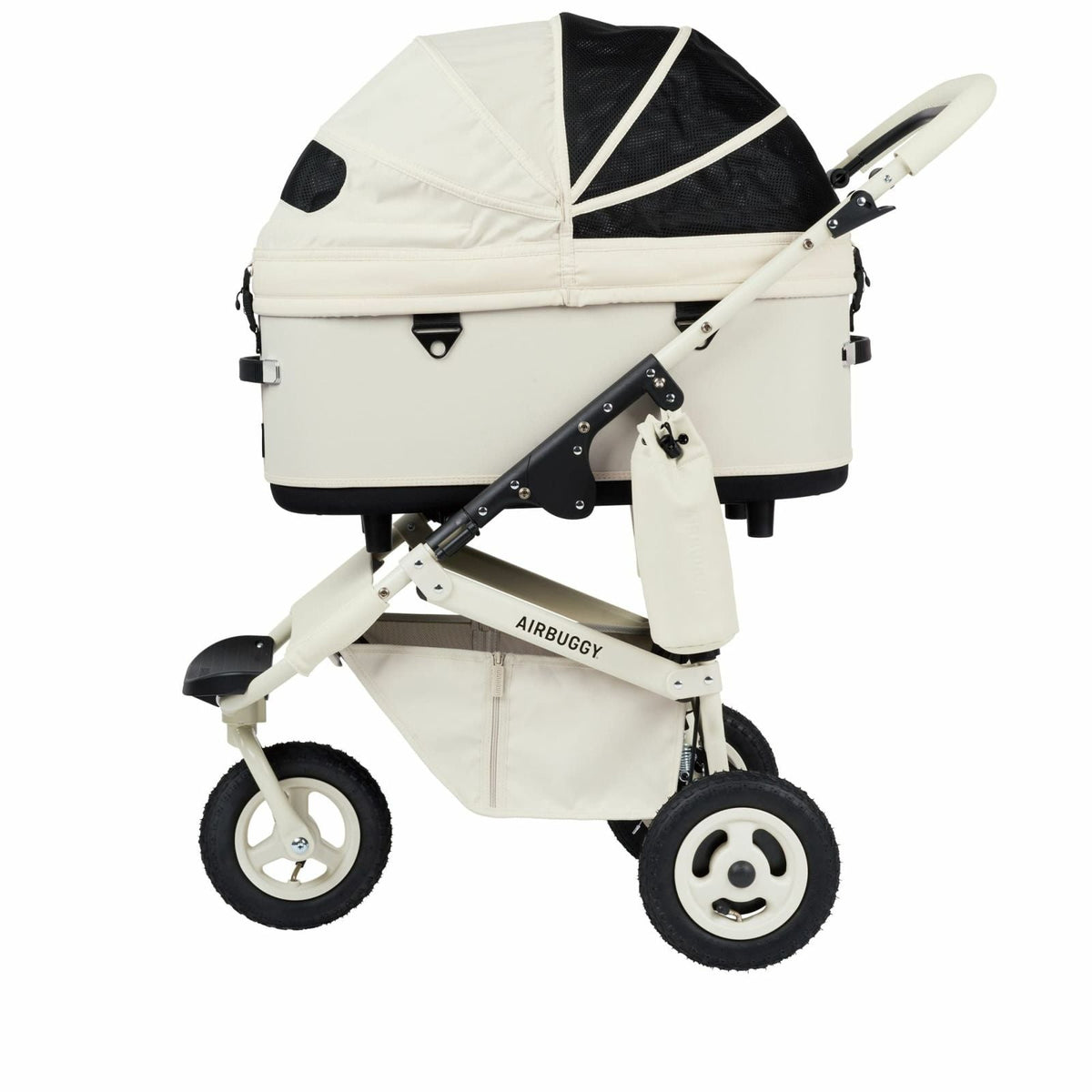AirBuggy DOME 3 Premier Set Large Urban White Luxurious Dog Stroller - Buggy - SpirePets