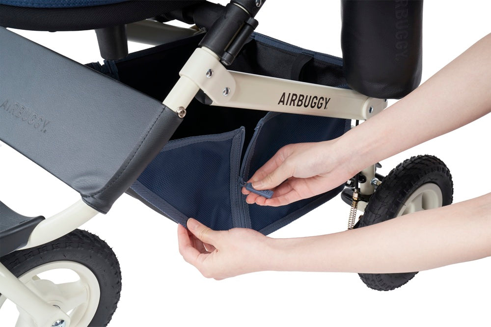 AirBuggy Dome 3 Premier Set Regular – Buggy voor hond Navy Blue - Buggy - SpirePets