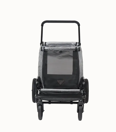 AirBuggy Carriage Set Earth Grey – Comfortabel reizen met jouw huisdier - Buggy - SpirePets