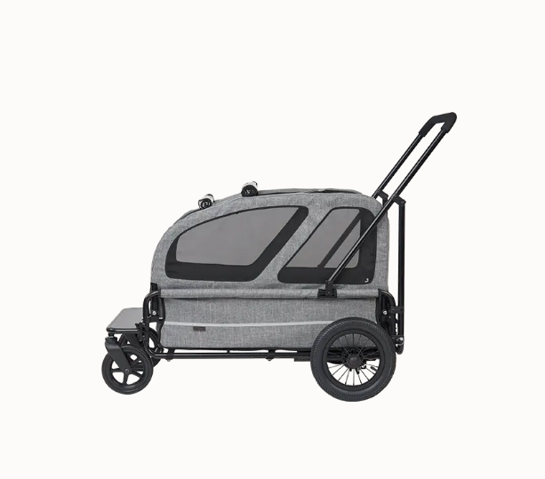 AirBuggy Carriage Set Earth Grey – Comfortabel reizen met jouw huisdier - Buggy - SpirePets