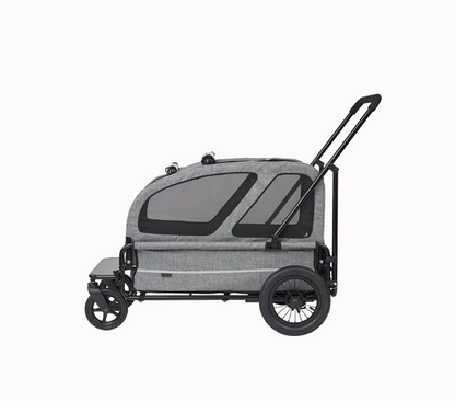 AirBuggy Carriage Set Earth Grey – Comfortabel reizen met jouw huisdier - Buggy - SpirePets