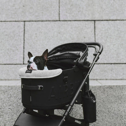AirBuggy DOME 3 Premier Large Black Si Luxe dog buggy - Buggy - SpirePets