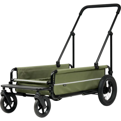 Grote honden buggy AIRBUGGY Carriage Set Moss Green – Luxe Hondenbuggy - Buggy - SpirePets