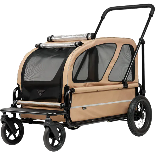 AirBuggy Hondenwagen tot 55 kg – Carriage Set Seed Beige - Buggy - SpirePets
