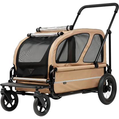 AirBuggy Hondenwagen tot 55 kg – Carriage Set Seed Beige - Buggy - SpirePets