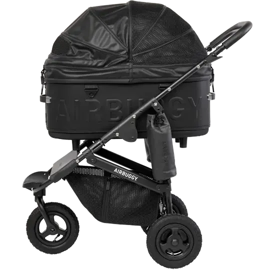AirBuggy DOME 3 Premier Large Black Si Luxe dog buggy - Buggy - SpirePets