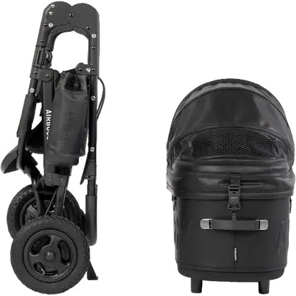 AirBuggy DOME 3 Premier Large Black Si Luxe dog buggy - Buggy - SpirePets