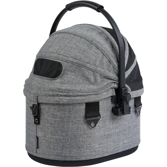 AirBuggy DOME 3 SMALL COT - EARTH GREY - Autostoel voor dieren - SpirePets - Large - PTJ - HW - AD3702