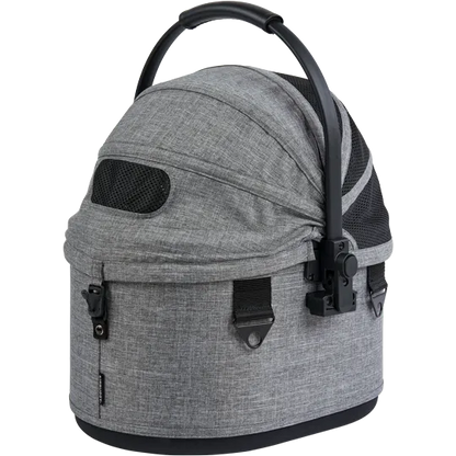AirBuggy DOME 3 SMALL COT - EARTH GREY - Autostoel voor dieren - SpirePets - Large - PTJ - HW - AD3702