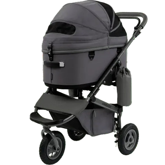 AirBuggy DOME 3 Premier Set Large Dark Grey Luxurious Dog Stroller - Buggy - SpirePets