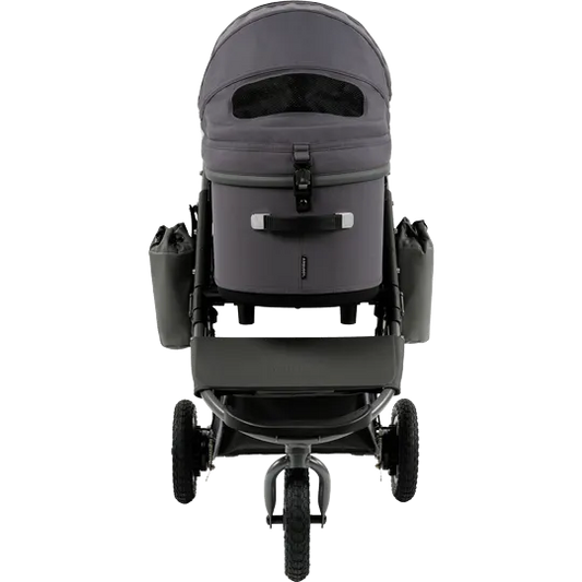 AirBuggy DOME 3 Premier Set Large Dark Grey Luxurious Dog Stroller - Buggy - SpirePets
