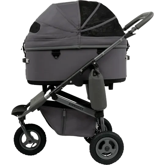 AirBuggy DOME 3 Premier Set Large Dark Grey Luxurious Dog Stroller - Buggy - SpirePets