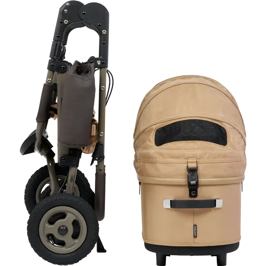AirBuggy Dome 3 Premier Set Regular Seed Beige Luxe hondenbuggy - Buggy - SpirePets
