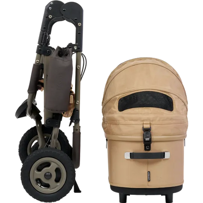 AirBuggy Dome 3 Premier Set Regular Seed Beige Luxe hondenbuggy - Buggy - SpirePets