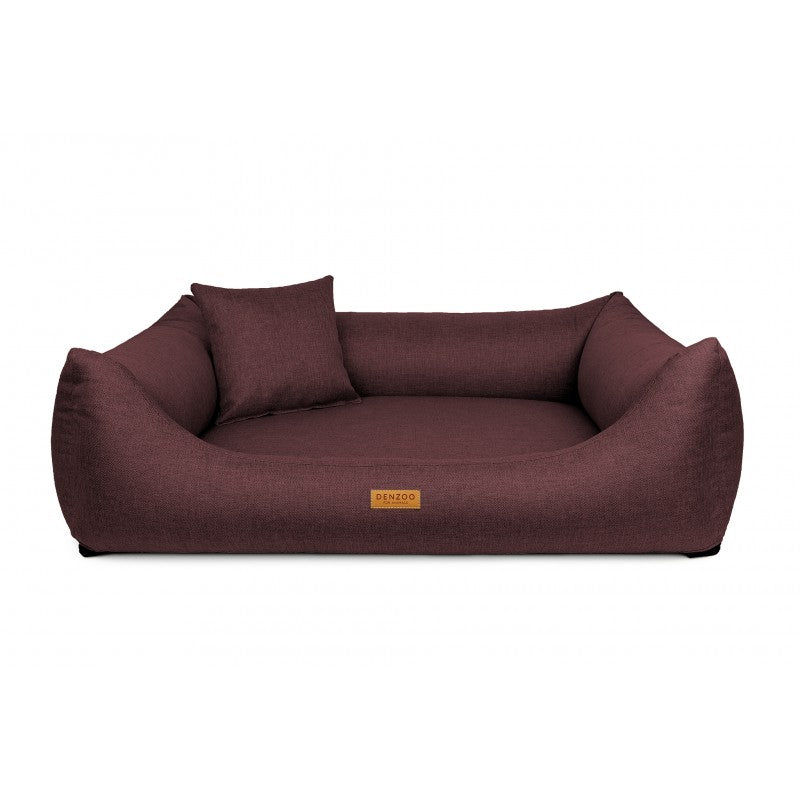 Orthopedic Dog Bed "MODENA" Plum - Dog beds - Sissys Pet Place - Plum - XXL (120 X 90 cm) - Modena