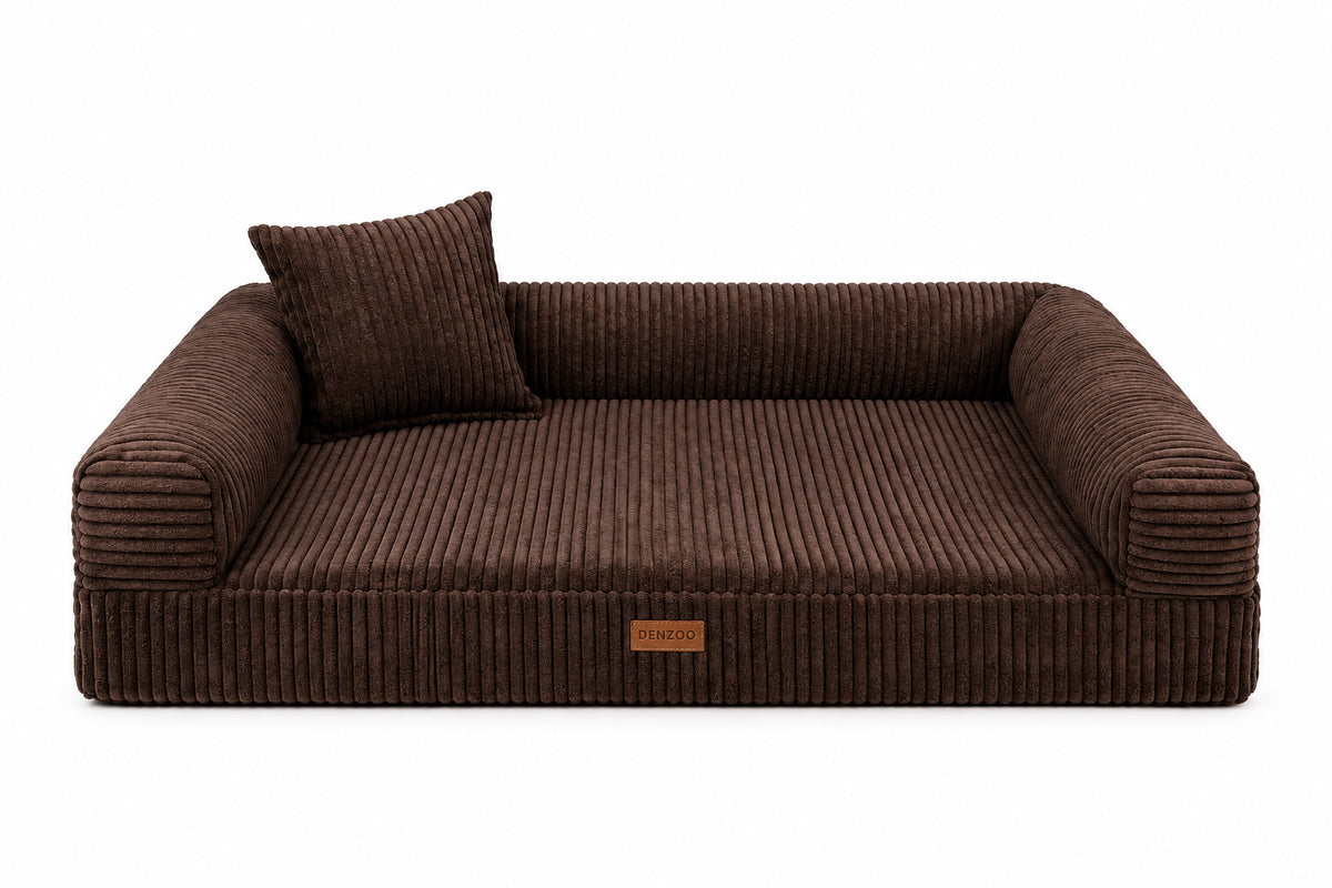 Orthopedic Dog Bed "PARMA" Brown - Dog beds - Sissys Pet Place - Brown - XXL (120 X90 cm) - PAR001.P105/XXL
