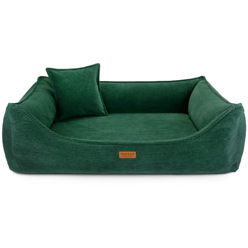 Orthopedic Dog Bed "TORINO" Bottle Green - Dog beds - Sissys Pet Place - Bottle Green - XXL (120 X 90 cm)