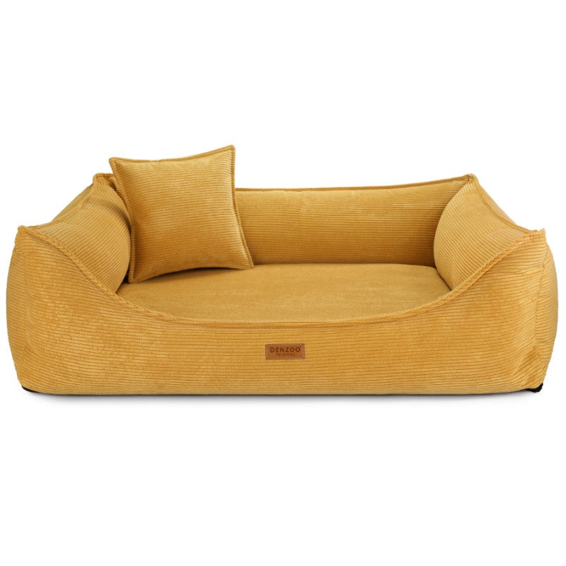 Orthopedic Dog Bed "TORINO" Mustard - Dog beds - Sissys Pet Place - Mustard - XXL (120 X 90 cm)