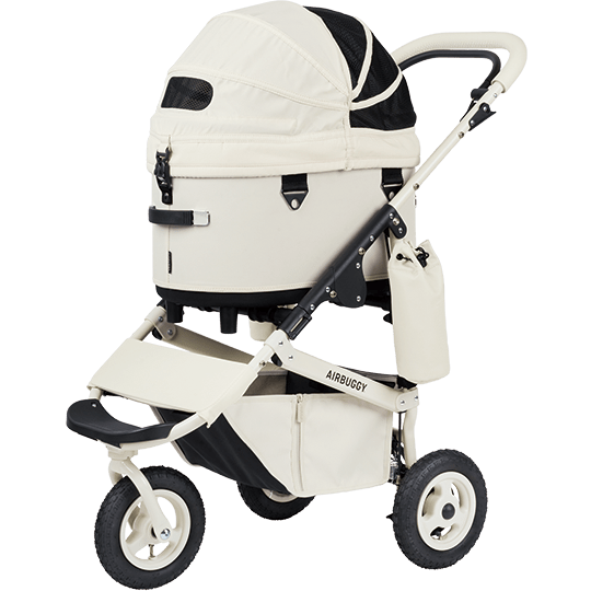 AirBuggy Dome 3 Premier Set Regular Ivory White - Luxe wandelwagen - Buggy - SpirePets