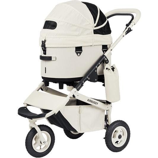 AirBuggy Dome 3 Premier Set Regular Ivory White - Luxe wandelwagen - Buggy - SpirePets