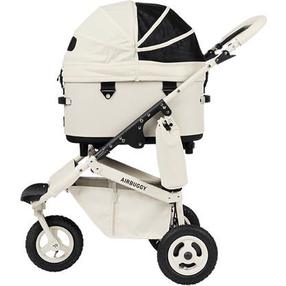 AirBuggy DOME 3 Premier Set Large Ivory White Luxe dog buggy - Buggy - SpirePets