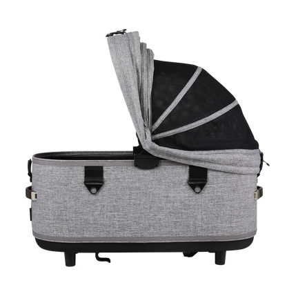 AirBuggy DOME 3 Premier Set Large Earth Grey Luxurious Dog Stroller - Buggy - SpirePets