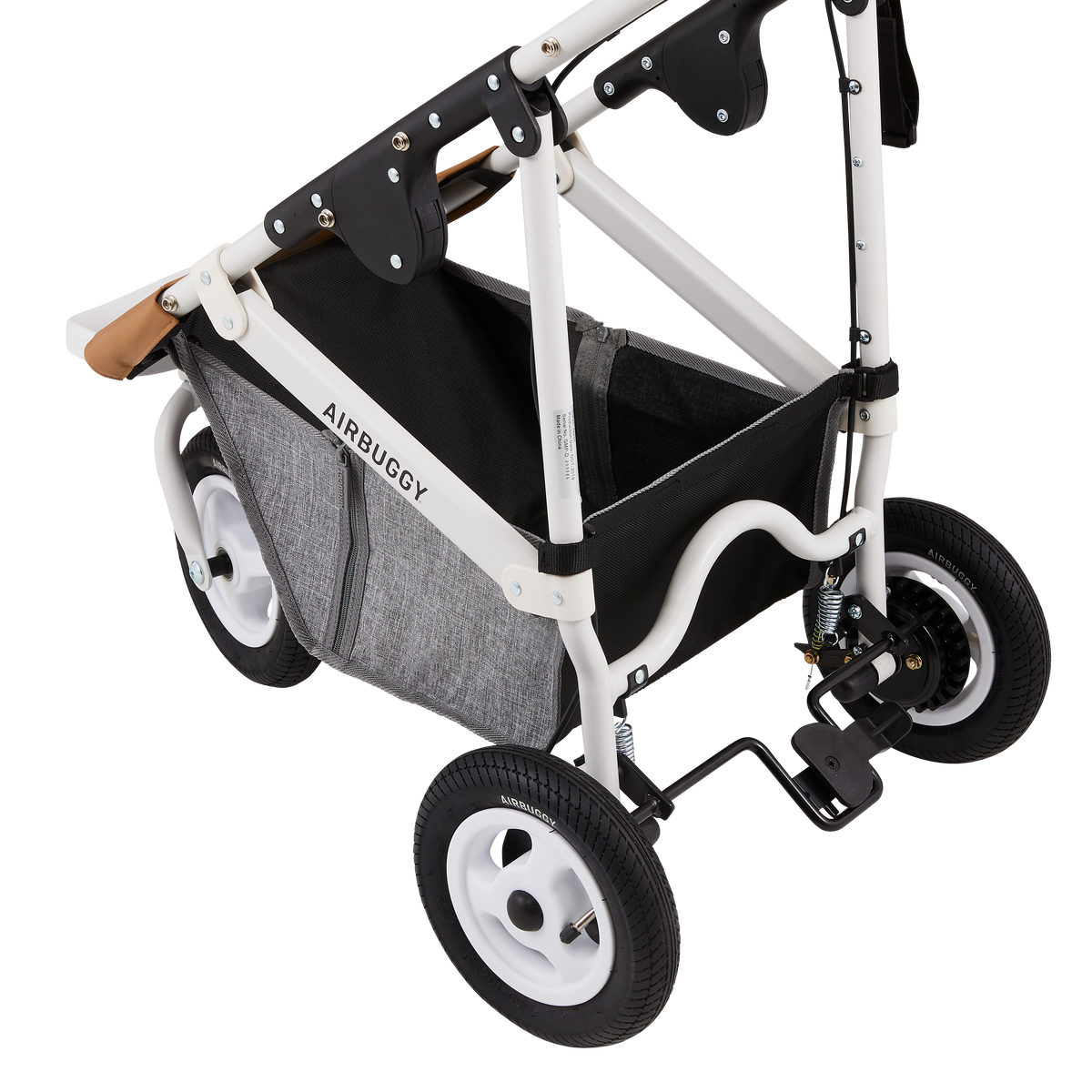 AirBuggy DOME 3 Premier Set Large Earth Grey Luxurious Dog Stroller - Buggy - SpirePets