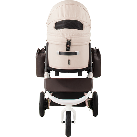 AirBuggy DOME 3 Premier Set Regular Salmon Luxurious Dog Stroller - Buggy - SpirePets
