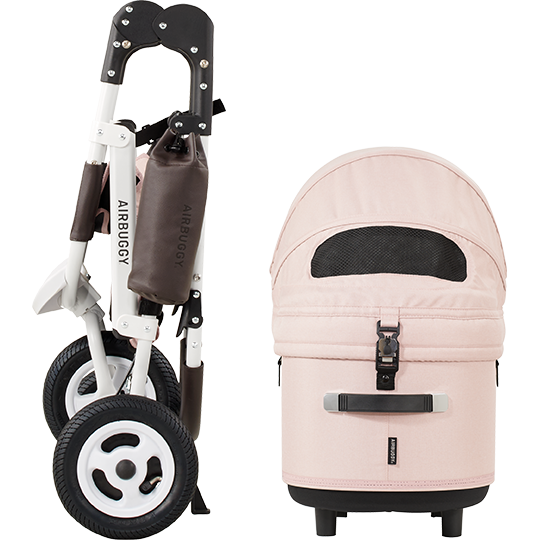 AirBuggy DOME 3 Premier Set Regular Blossom Luxurious Dog Stroller - Buggy - SpirePets