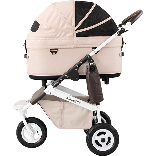 AirBuggy DOME 3 Premier Set Regular Salmon Luxurious Dog Stroller - Buggy - SpirePets