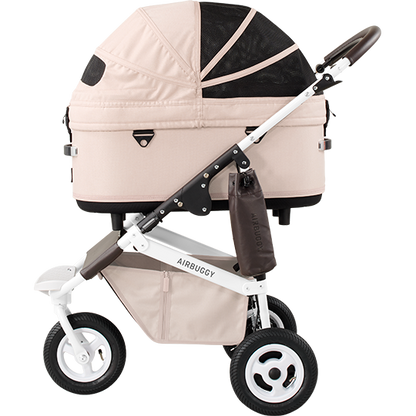 AirBuggy DOME 3 Premier Set Regular Salmon Luxurious Dog Stroller - Buggy - SpirePets