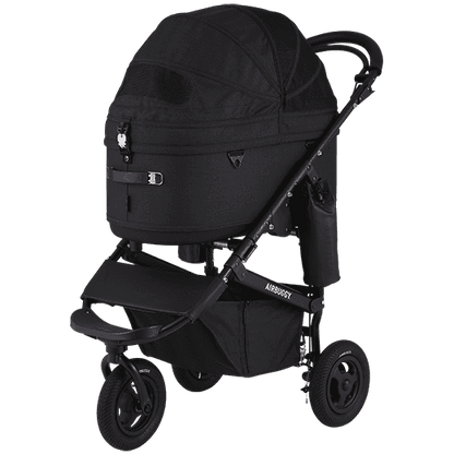 AirBuggy DOME 3 Premier Set Regular Earth Black Luxurious Dog Stroller - Buggy - SpirePets