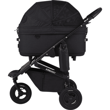 AirBuggy DOME 3 Premier Set Regular Black Luxurious Dog Stroller - Buggy - SpirePets