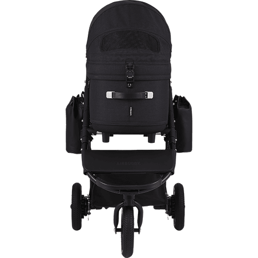 AirBuggy DOME 3 Premier Set Regular Earth Black Luxurious Dog Stroller - Buggy - SpirePets